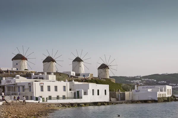 Windmills of Mykonos — Stock Photo, Image