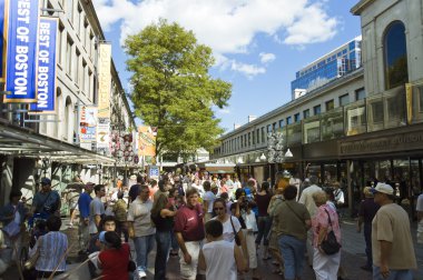 shopping in Quincy Market