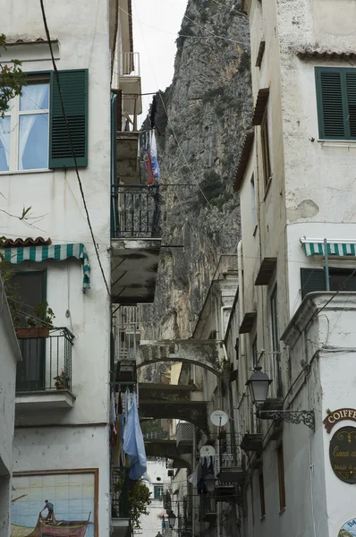 Amalfi bakgård gatan — Stockfoto