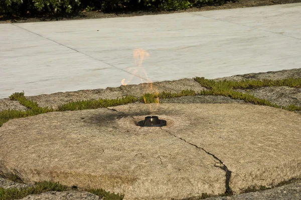 stock image John F Kennedy Gravestone