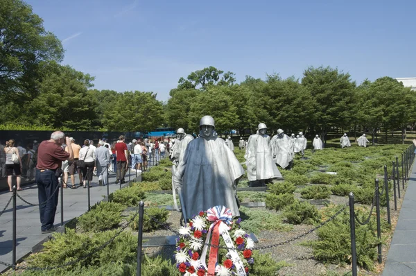 Veteranos de guerra coreanos memorial — Fotografia de Stock