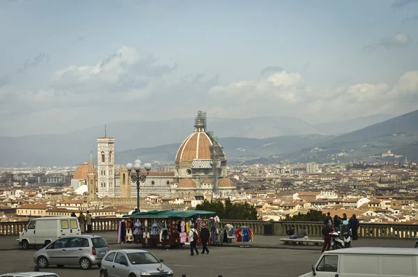 Florenz von michelangelo piazza, italien — Stockfoto
