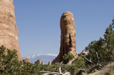 Arches National Park rock formation clipart