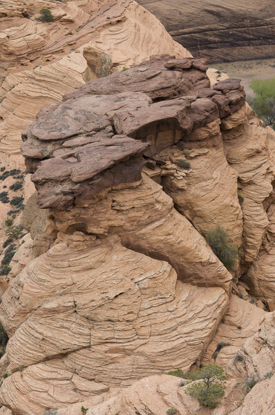 Rock formation on Canyon de Cheney