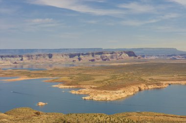 Lake powell doğal görünümü