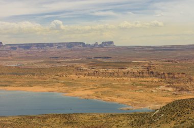 Lake powell doğal görünümü