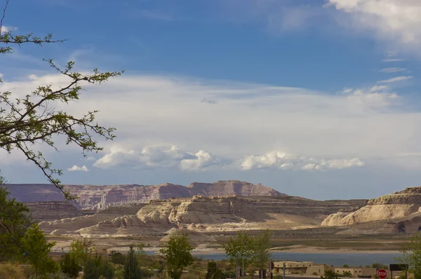 Kemping w lake powell — Zdjęcie stockowe