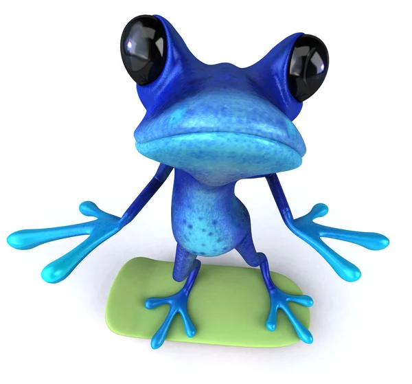Mavi kurbağa — Stok fotoğraf