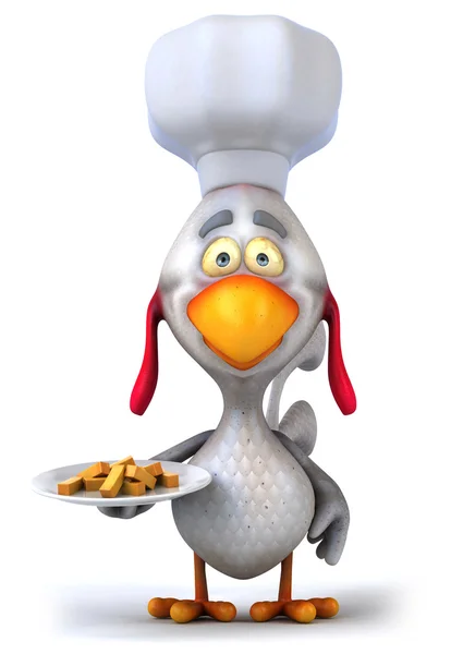 鸡厨师 — 图库照片