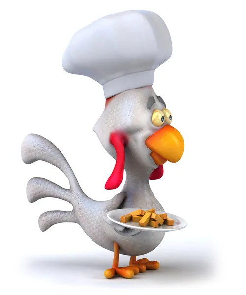Chef de frango — Fotografia de Stock