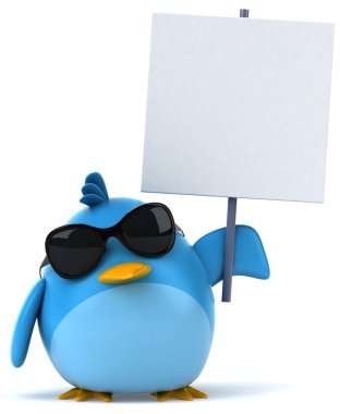 Blue bird clipart