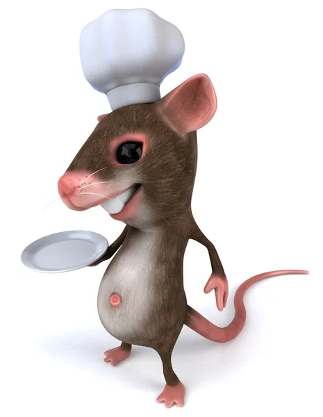 鼠标厨师 — 图库照片