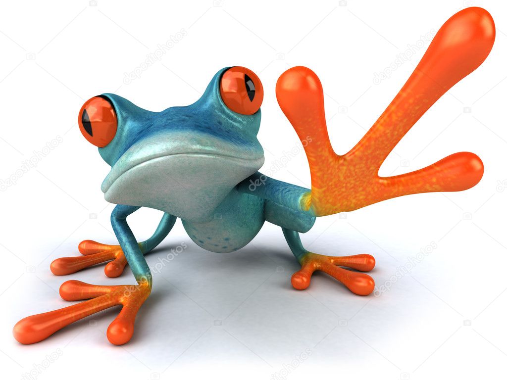 Frog 3d animated Stock Photo by ©julos 10673052