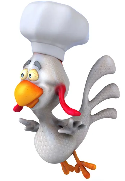 Курячі шеф-кухар 3d — стокове фото