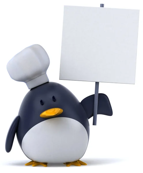 Chef pinguim — Fotografia de Stock