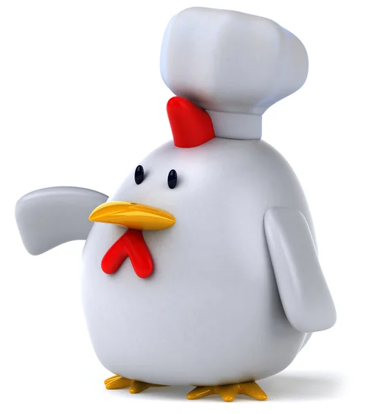 Курячі шеф-кухар 3d — стокове фото