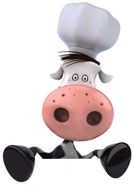 Chef di mucca 3d — Foto Stock