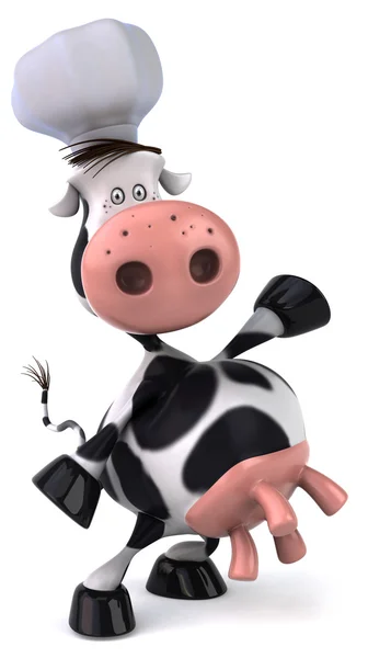 Cow chef 3d — Stock Photo, Image