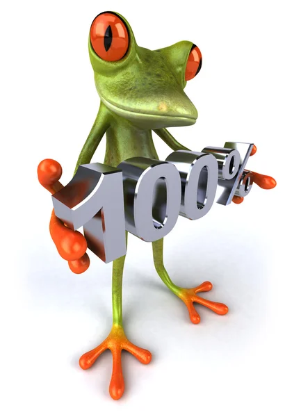 Frog erbjuder rabatt — Stockfoto