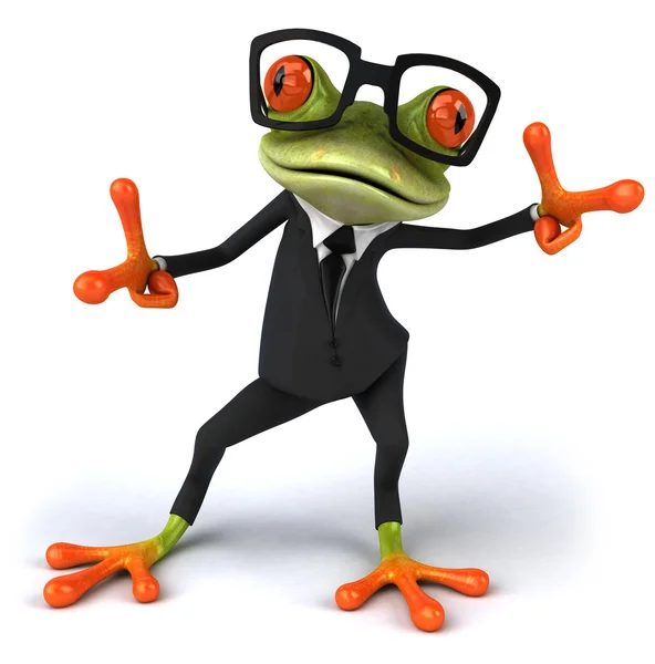 비즈니스 개구리 — 스톡 사진