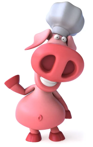 Pig chef — Stock Photo, Image