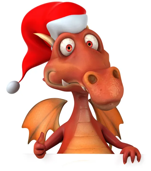 Dragón de Navidad —  Fotos de Stock