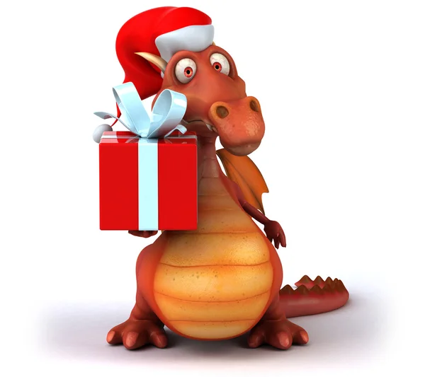 Christmas Dragon — Stock Photo, Image