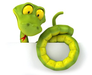 3D yılan