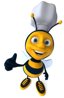 Bee chef-kok 3d