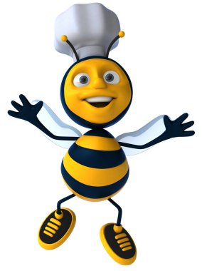 Bee chef-kok 3d