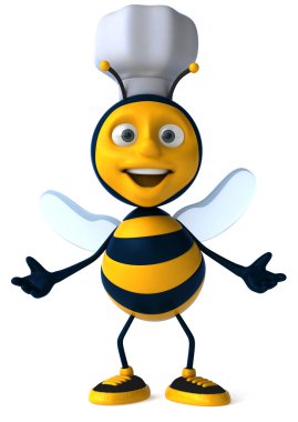 Bee chef-kok 3d