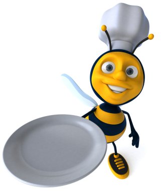 Bee chef-kok 3d