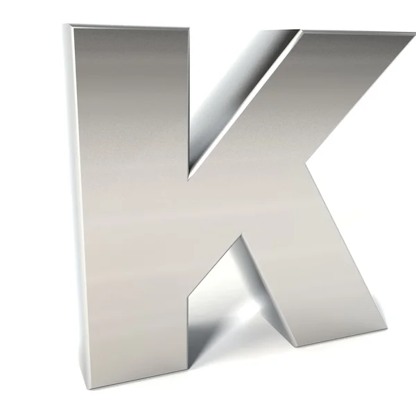 Carta K — Fotografia de Stock