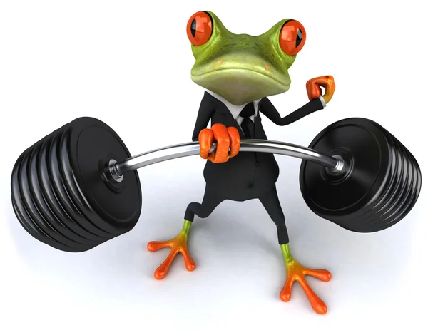 Strong frog 3d — Stock Photo, Image