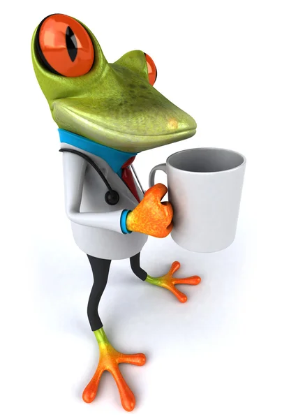 Frog doctor 3d — Stock Photo, Image
