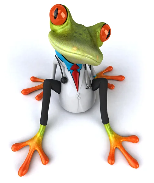 Βάτραχος γιατρός 3d — Φωτογραφία Αρχείου