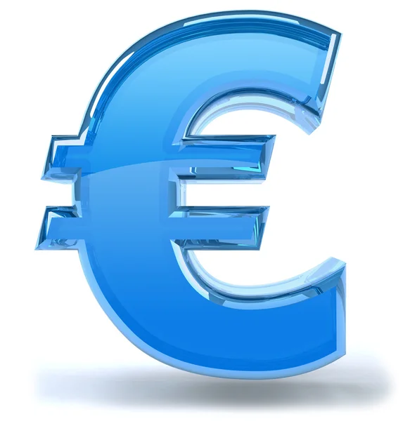 Symbol měny euro — Stock fotografie