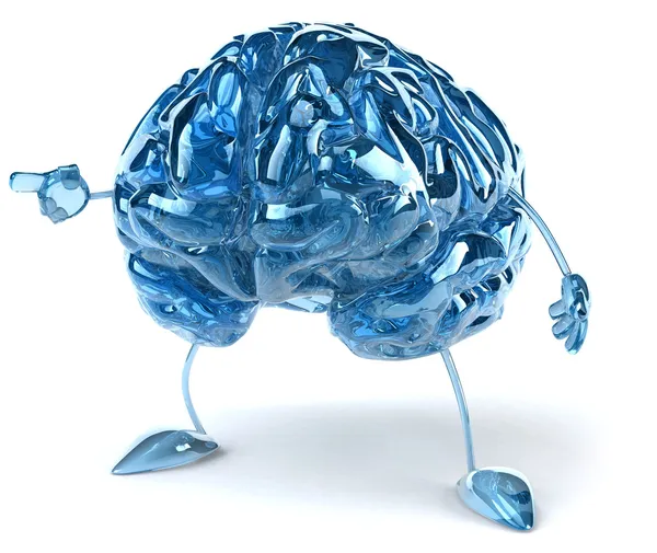 Ilustración cerebral 3d — Foto de Stock