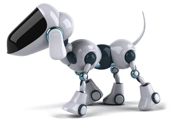 Робот собака 3d — стоковое фото
