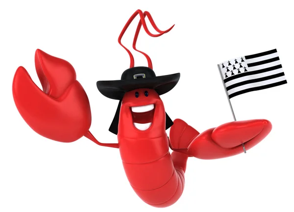 American lobster 3d — Stock Photo, Image