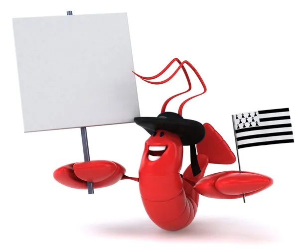 American lobster 3d — Stock Photo, Image