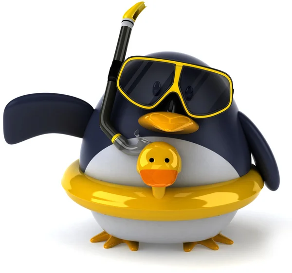Pinguin 3D — Stockfoto