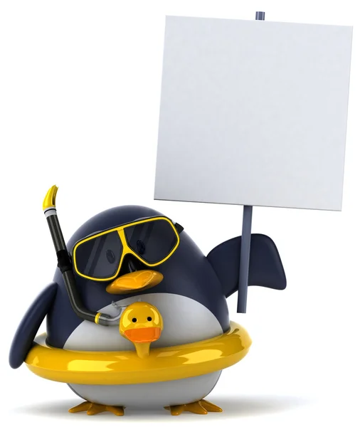 Pingwin 3d — Zdjęcie stockowe