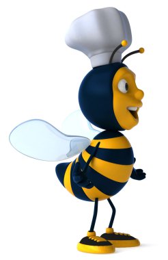 Bee chef-kok 3d