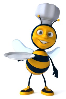 Bee chef-kok 3d