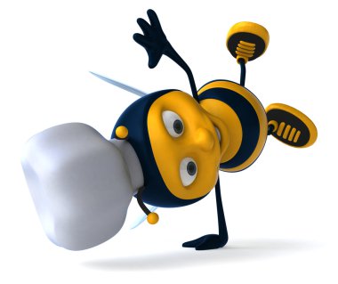 Bee chef-kok 3d