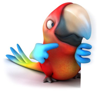 Parrot 3d clipart