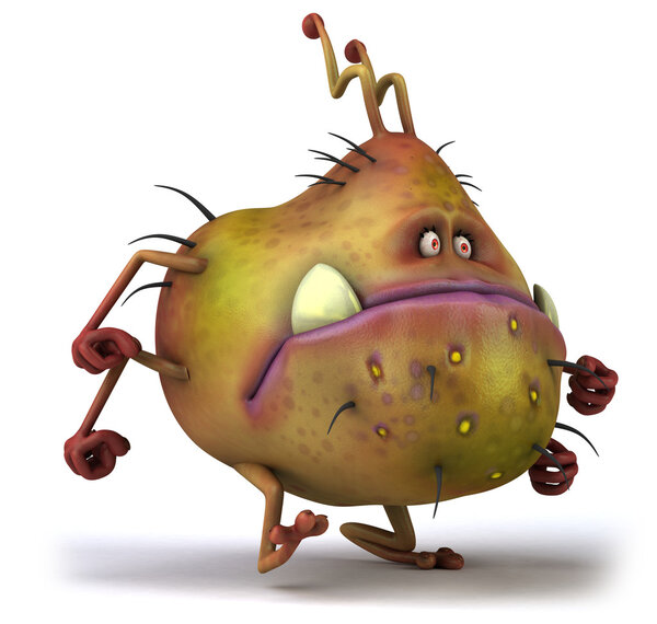 Забавный микроб 3d
