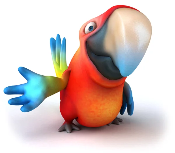 3-й попугай — стоковое фото