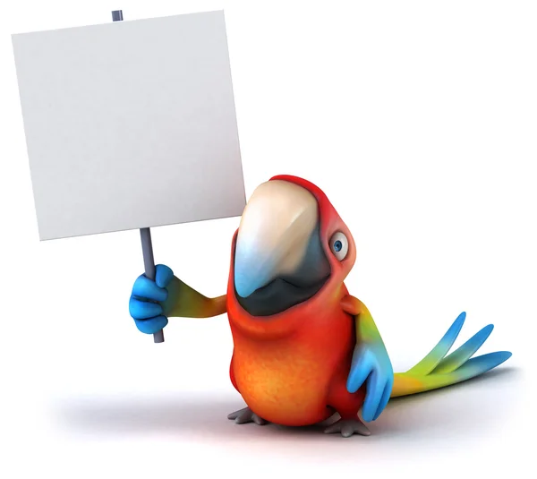 Parrot 3d — Stock Photo, Image